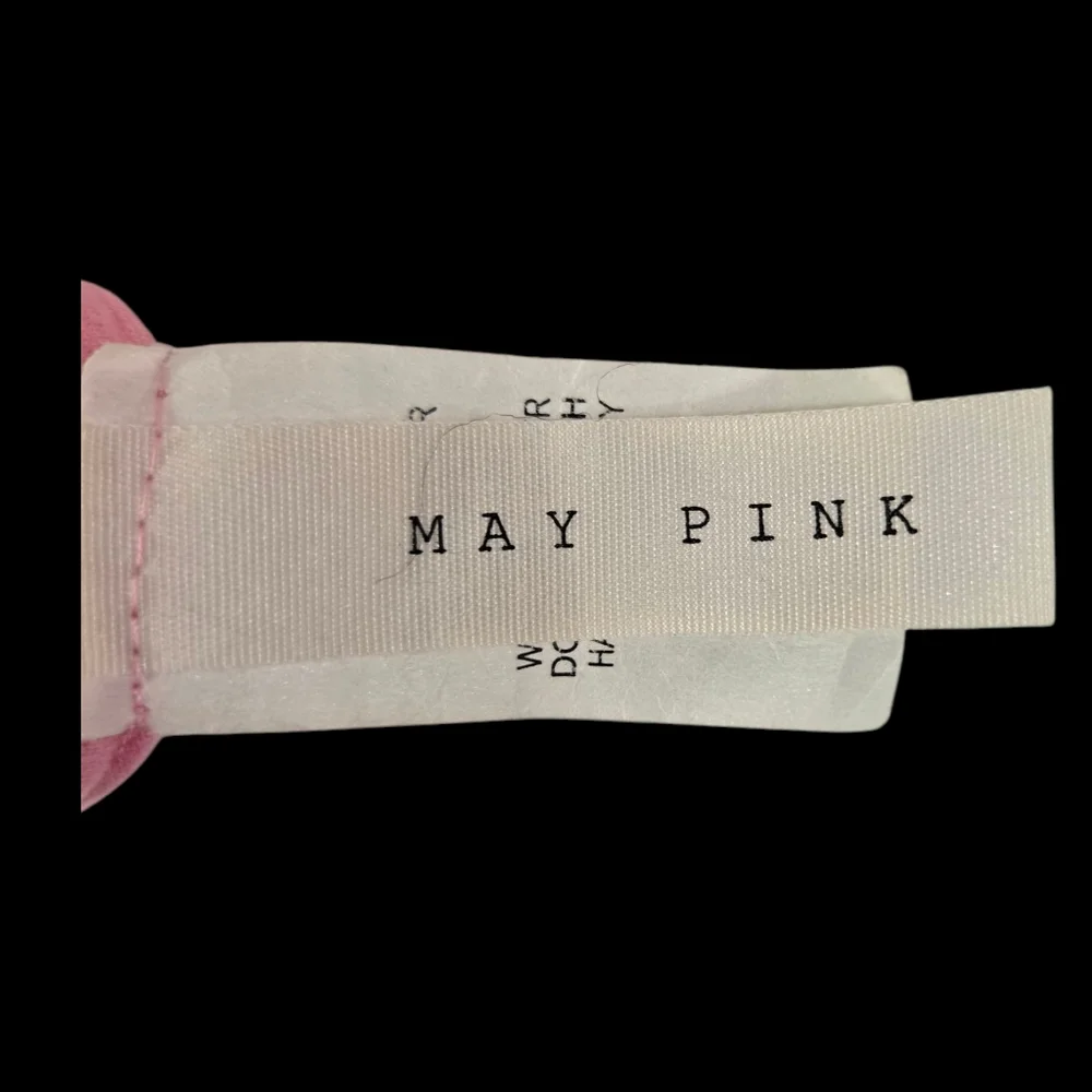 NWOT May Pink Mini Skirt Set Halter Top Ruched Skirt 2PC - Picture 3 of 10